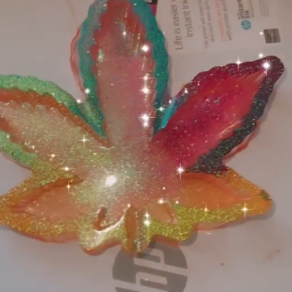 Resin art made